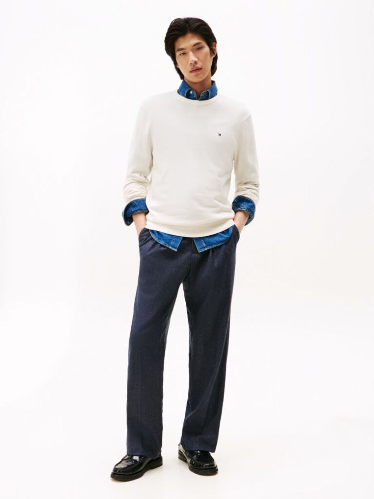 White Flag Embroidery Jumper  Men