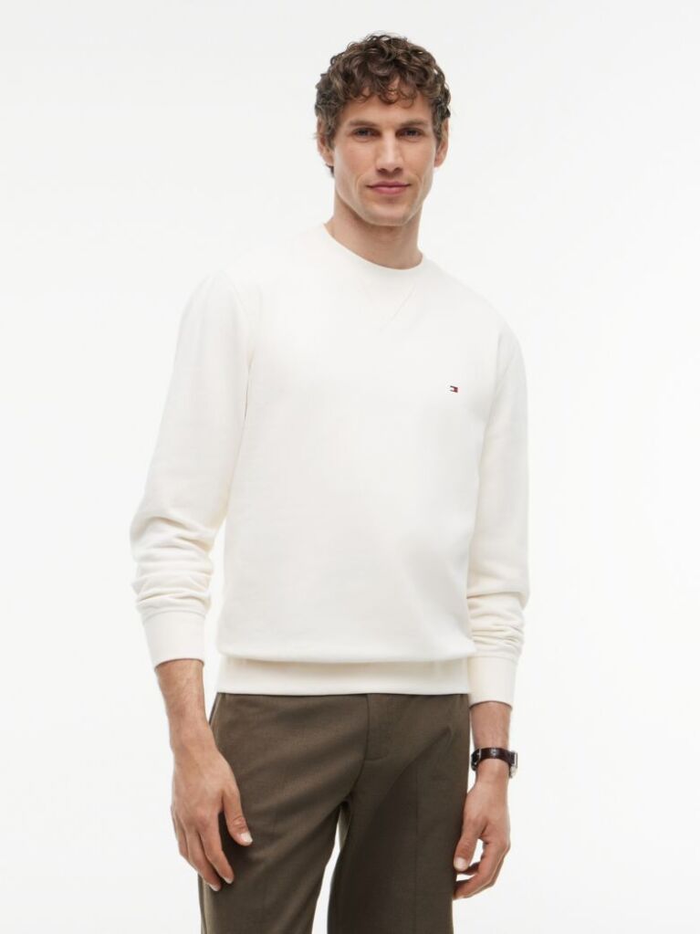 Beige Essential Fleece Sweatshirt  Men
