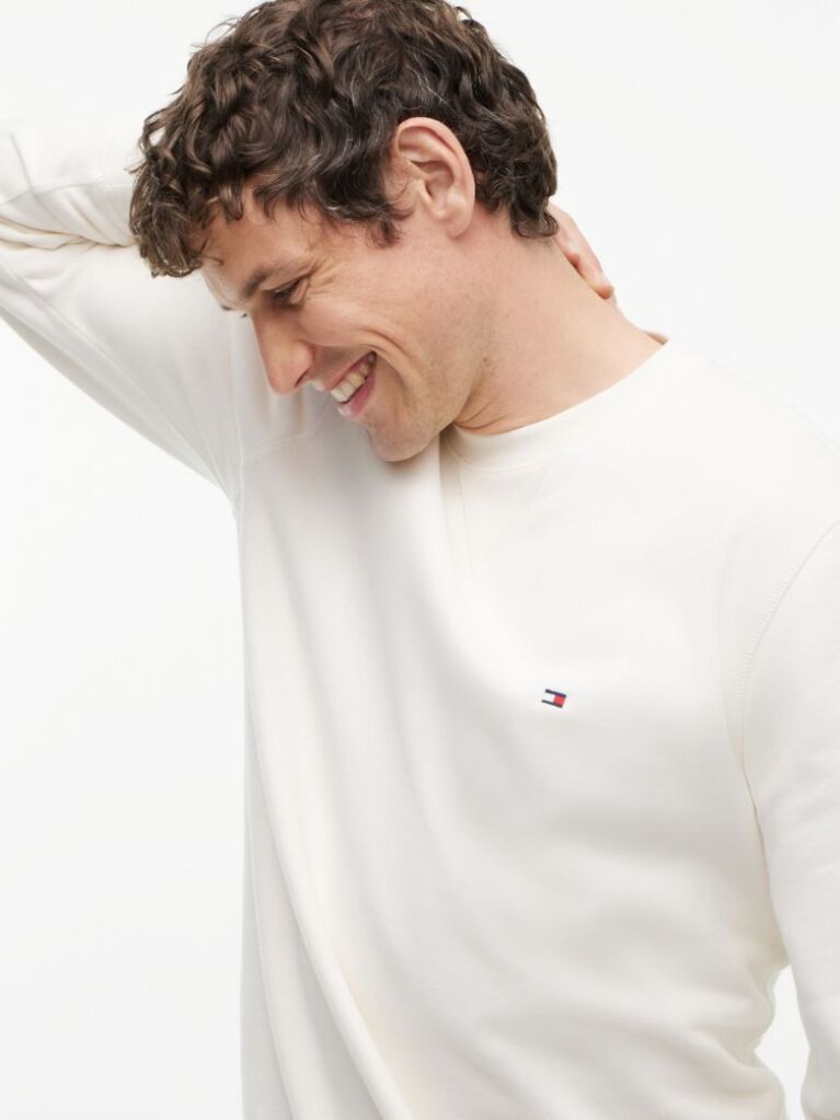 Beige Essential Fleece Sweatshirt  Men