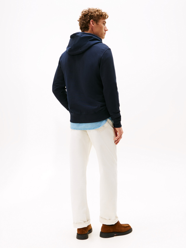 Blue TH Colour Flag Zip Through Hoodie  Men