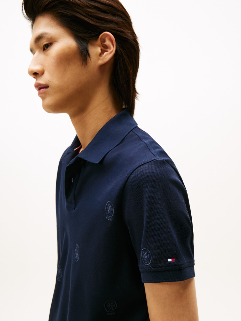 Blue Regular Fit Polo Shirt  Men
