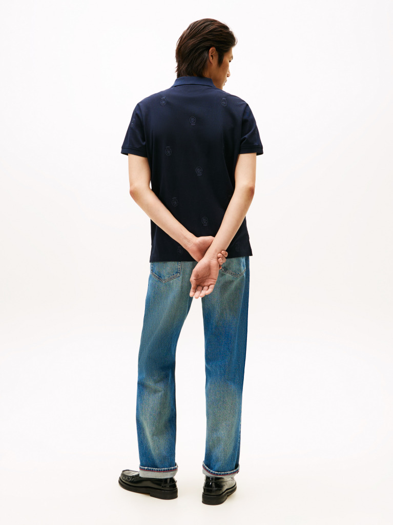 Blue Regular Fit Polo Shirt  Men