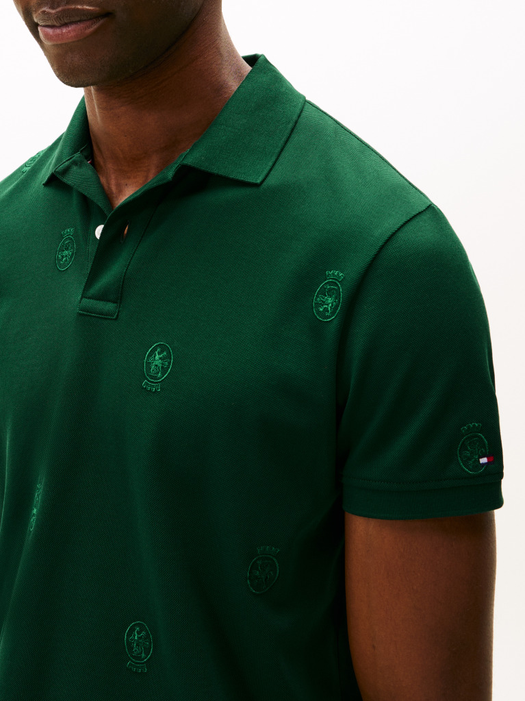 Green Regular Fit Polo Shirt  Men