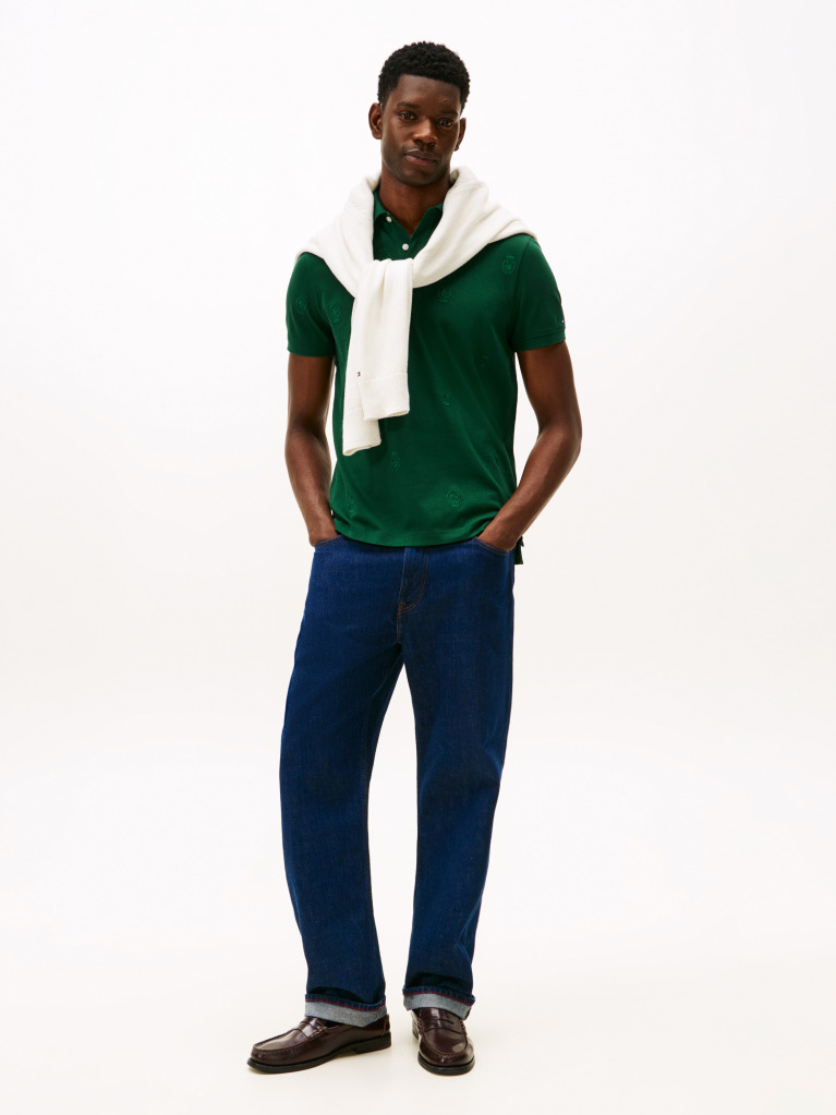 Green Regular Fit Polo Shirt  Men