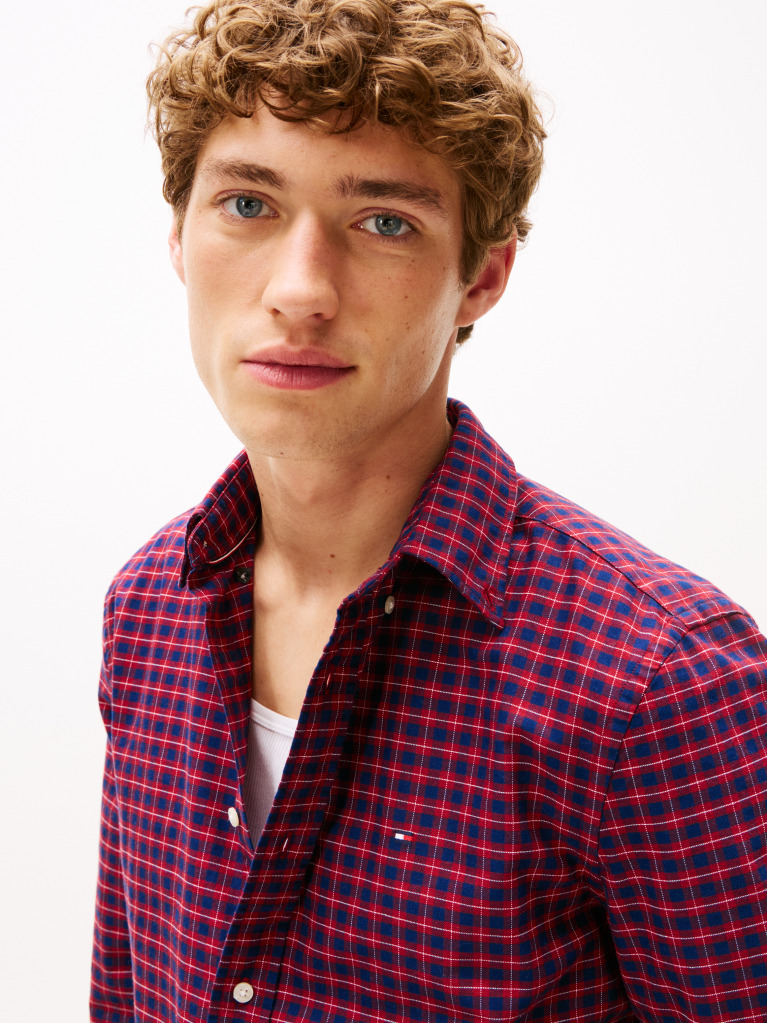 Multi Heritage Oxford Check Regular Shirt  Men