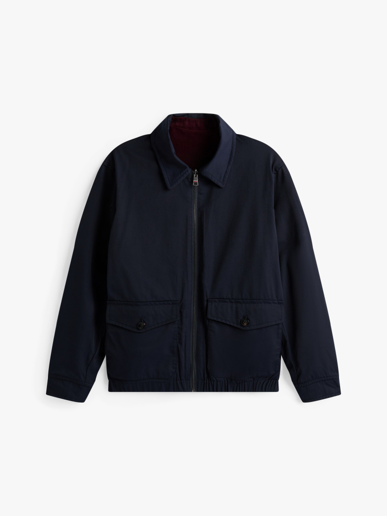Red Corduroy Reversible Ivy Jacket  Men