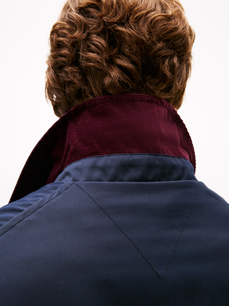 Red Corduroy Reversible Ivy Jacket  Men