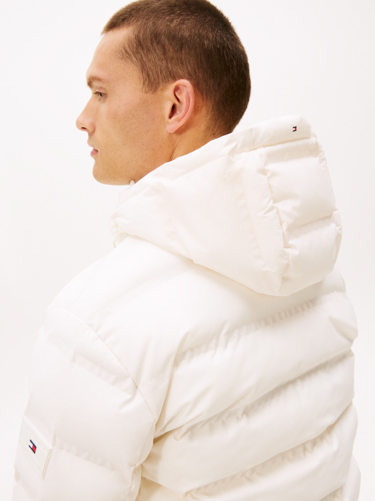 Beige Tech Thermal Insulation Water Repellent Jacket  Men