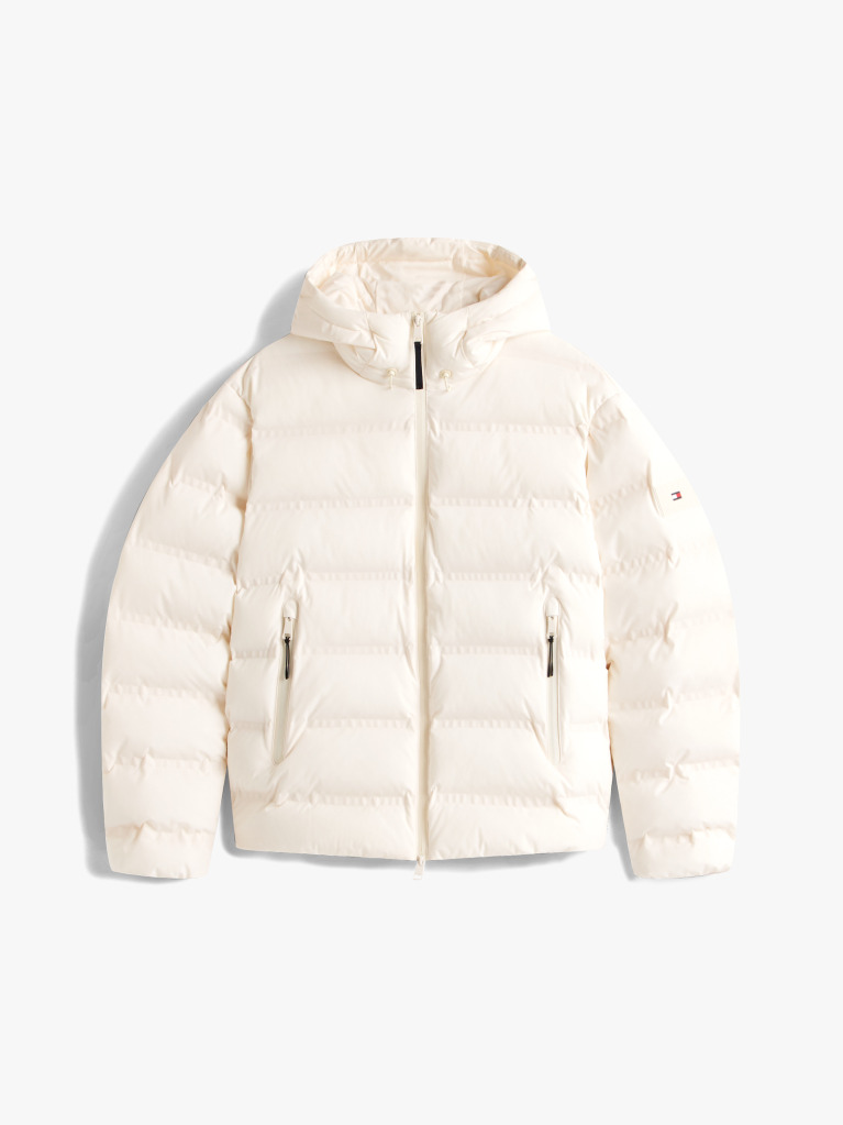 Beige Tech Thermal Insulation Water Repellent Jacket  Men