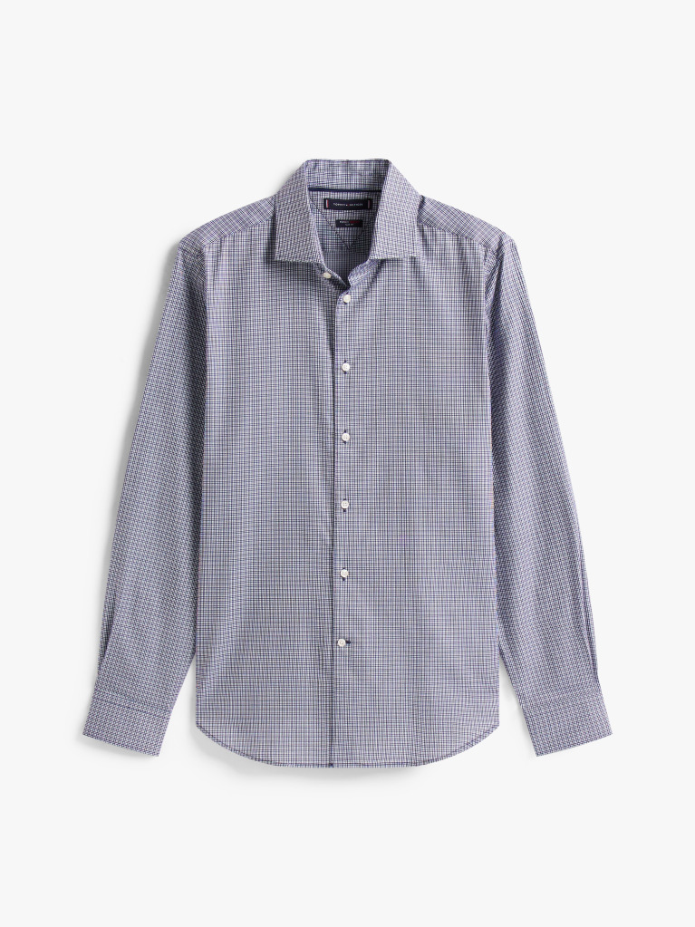 Multi Smart Casual Slim Fit Check Dobby Shirt  Men