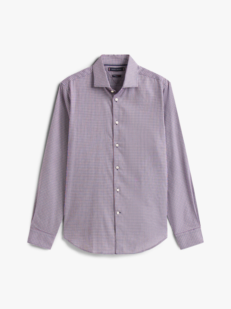 Multi Smart Casual Slim Fit Check Dobby Shirt  Men