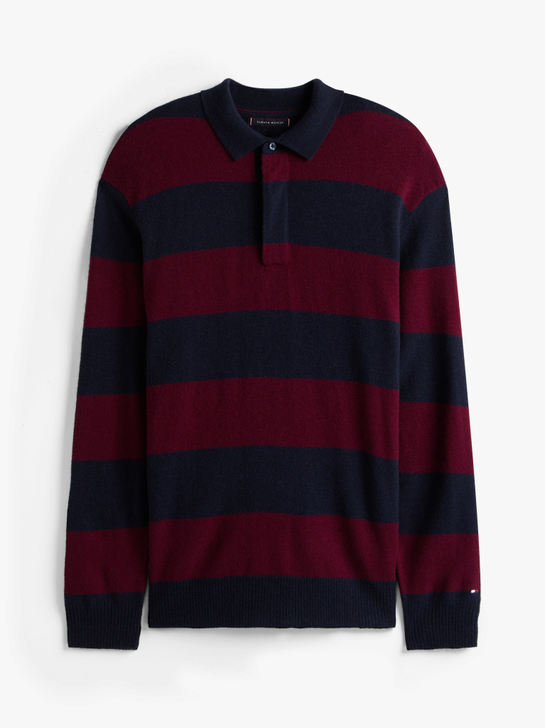 Multi Smart Casual Μπλούζα Rugby Από Κασμίρ  Άνδρες