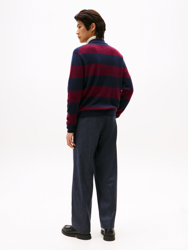 Multi Smart Casual Μπλούζα Rugby Από Κασμίρ  Άνδρες