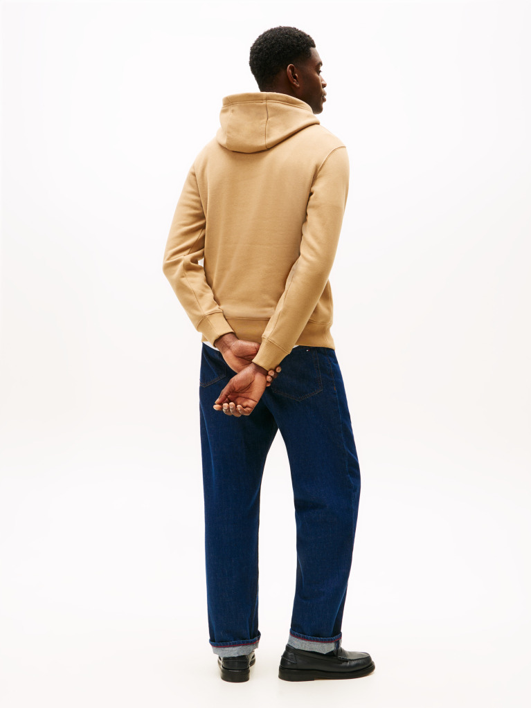 Καφέ Hoodie Με Σχέδιο  Άνδρες