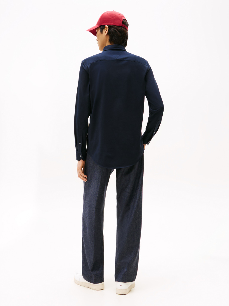 Blue Performance Slim Shirt  Men