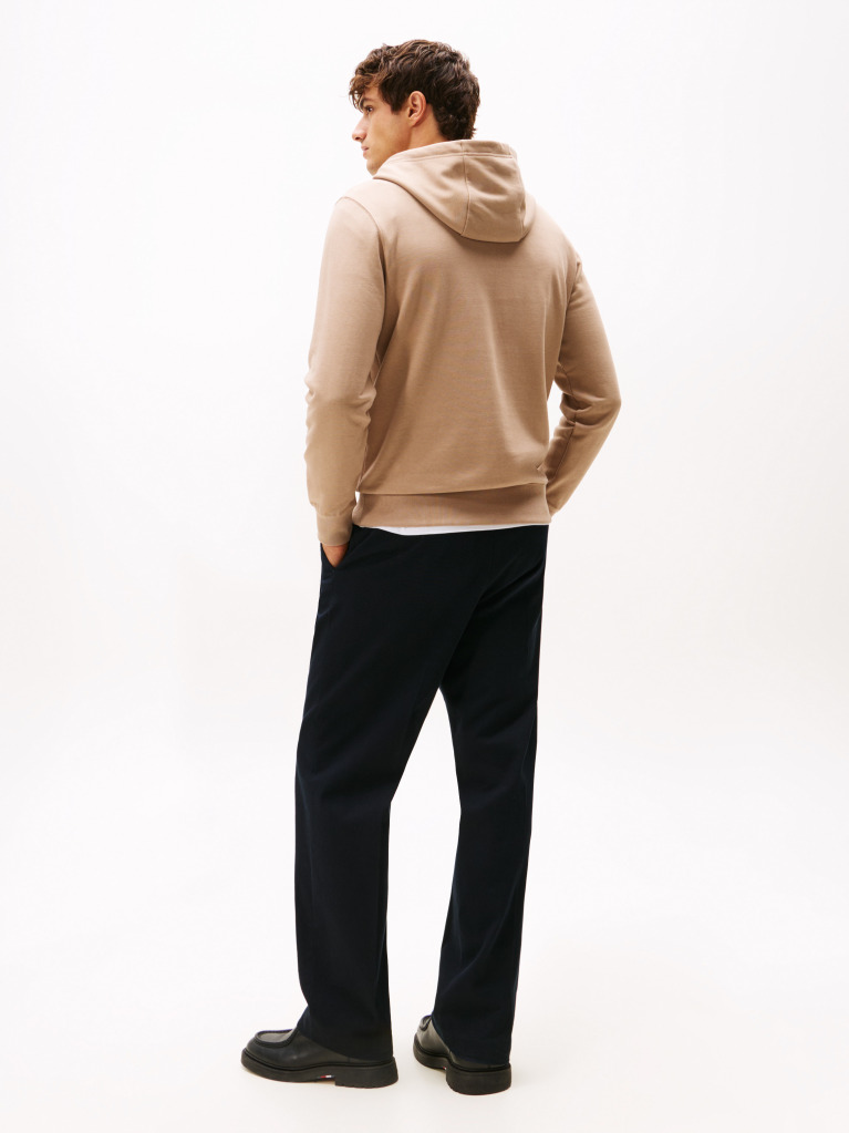 Μπεζ Hoody Με Σημαία Και Κορδόνι  Άνδρες