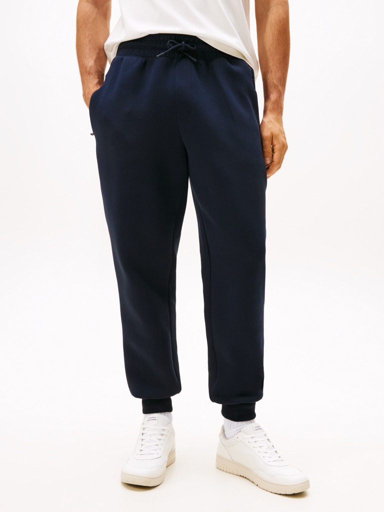 Blue Performance Logo Cuffed Joggers  Men