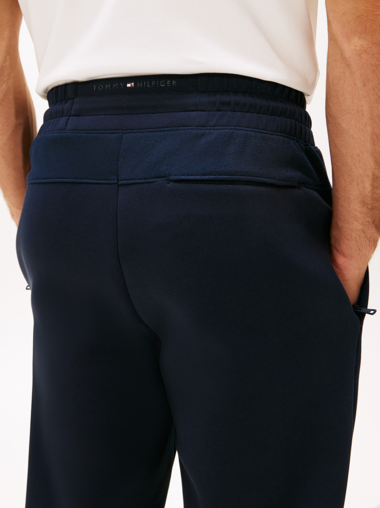 Blue Performance Logo Cuffed Joggers  Men