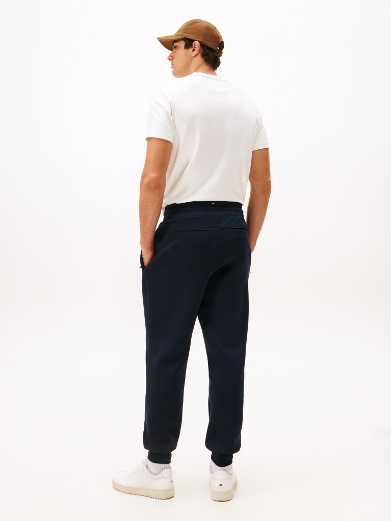 Blue Performance Logo Cuffed Joggers  Men