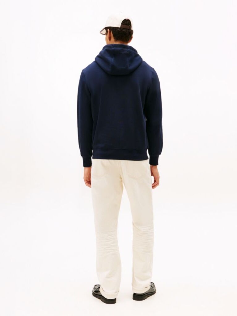 Blue Tommy Logo Hoody  Men