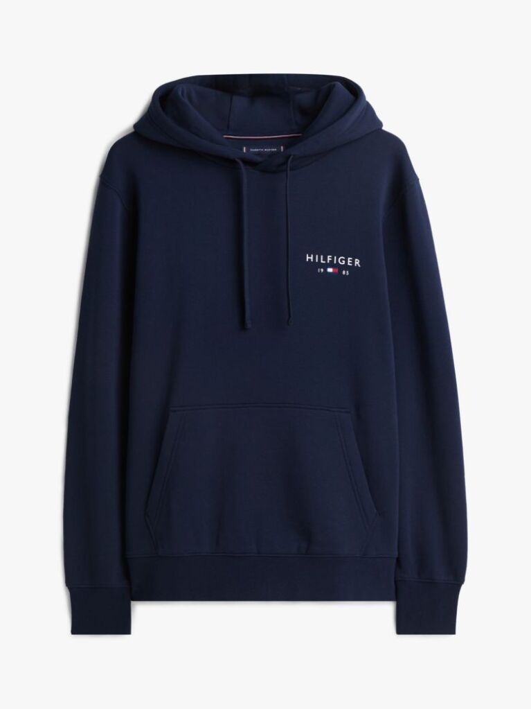 Blue Tommy Logo Hoody  Men