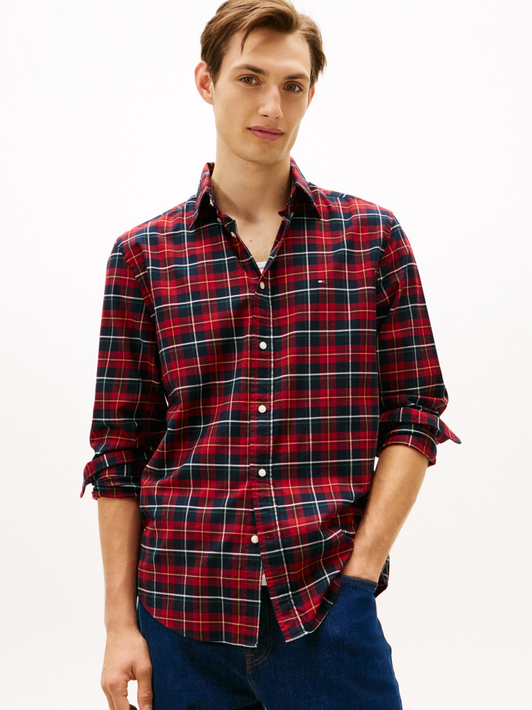Multi Tartan Regular Fit Shirt  Men