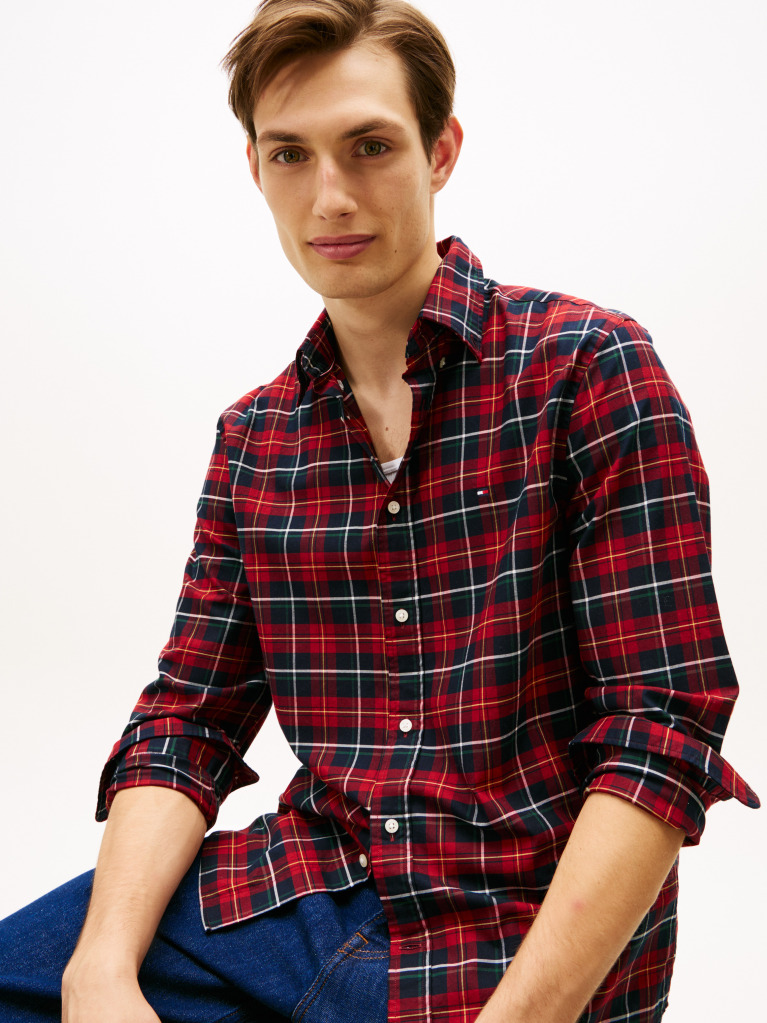 Multi Tartan Regular Fit Shirt  Men