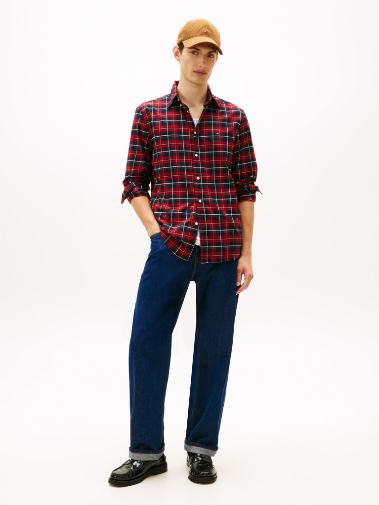Multi Tartan Regular Fit Shirt  Men