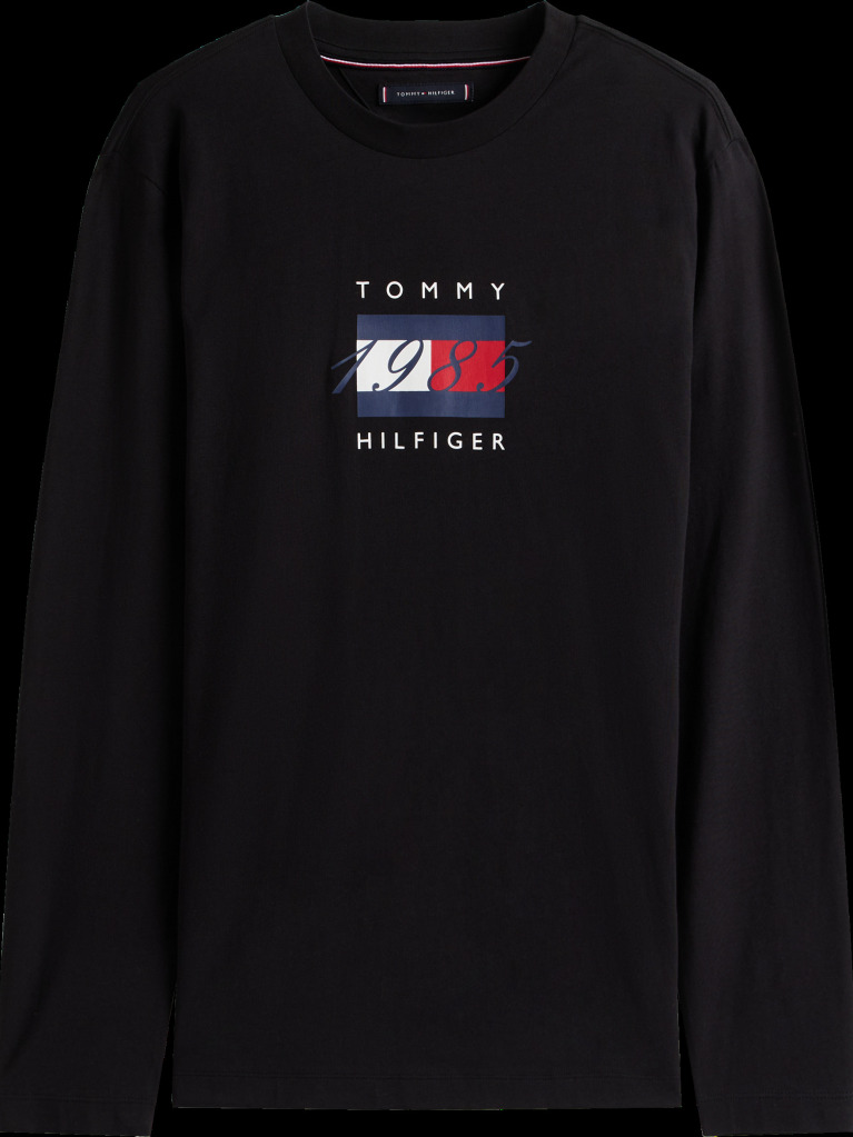 Black Flag Graphic Jersey Long Sleeve T-Shirt  Men