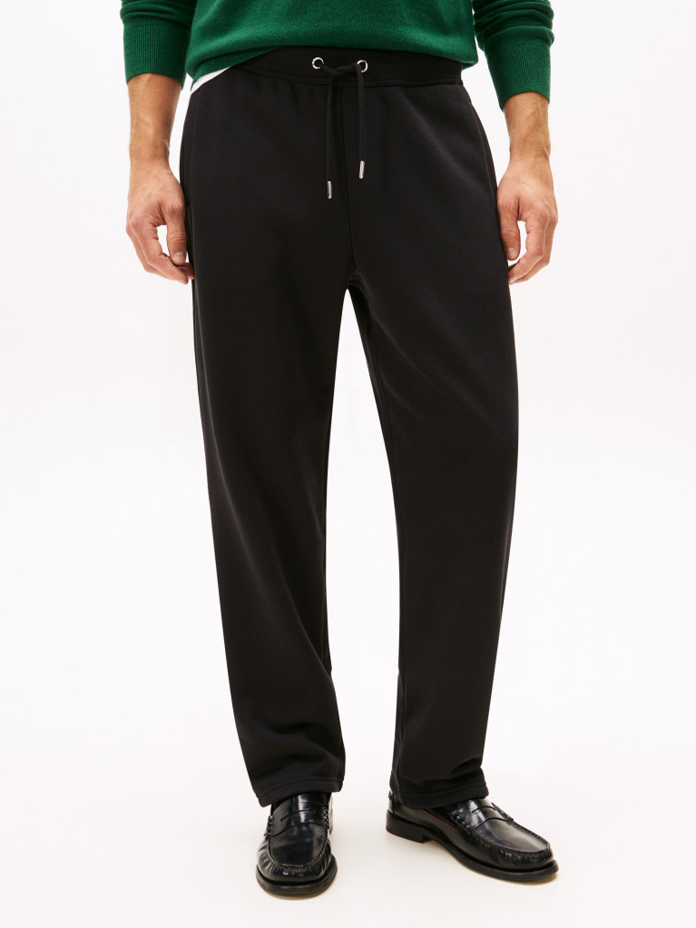 Black Global Stripe Sweatpants  Men