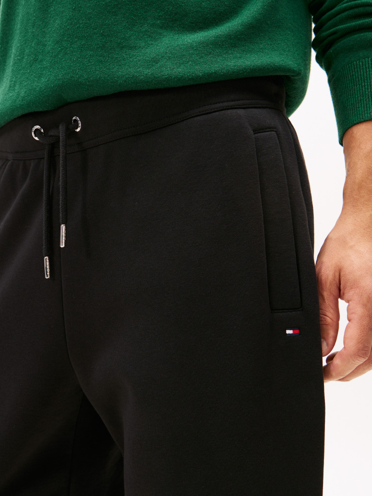 Black Global Stripe Sweatpants  Men