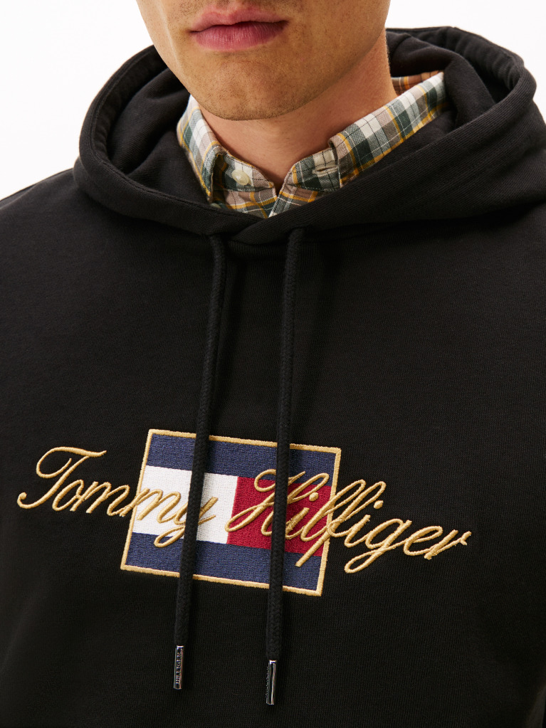 Black Icon Gold Hoodie  Men