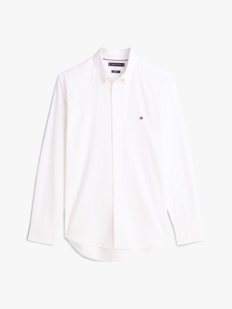 White TH Flex Dobby Slim Fit Shirt  Men
