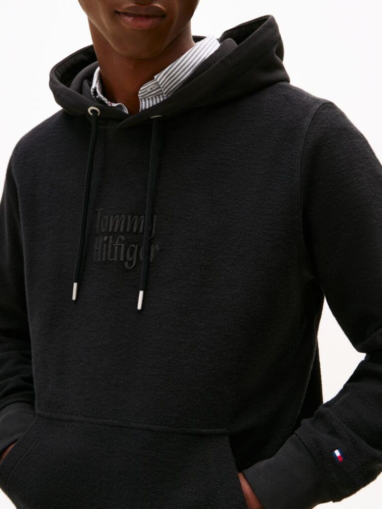 Black Terry Hoody  Men