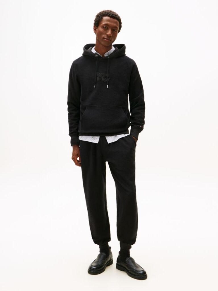 Black Terry Hoody  Men