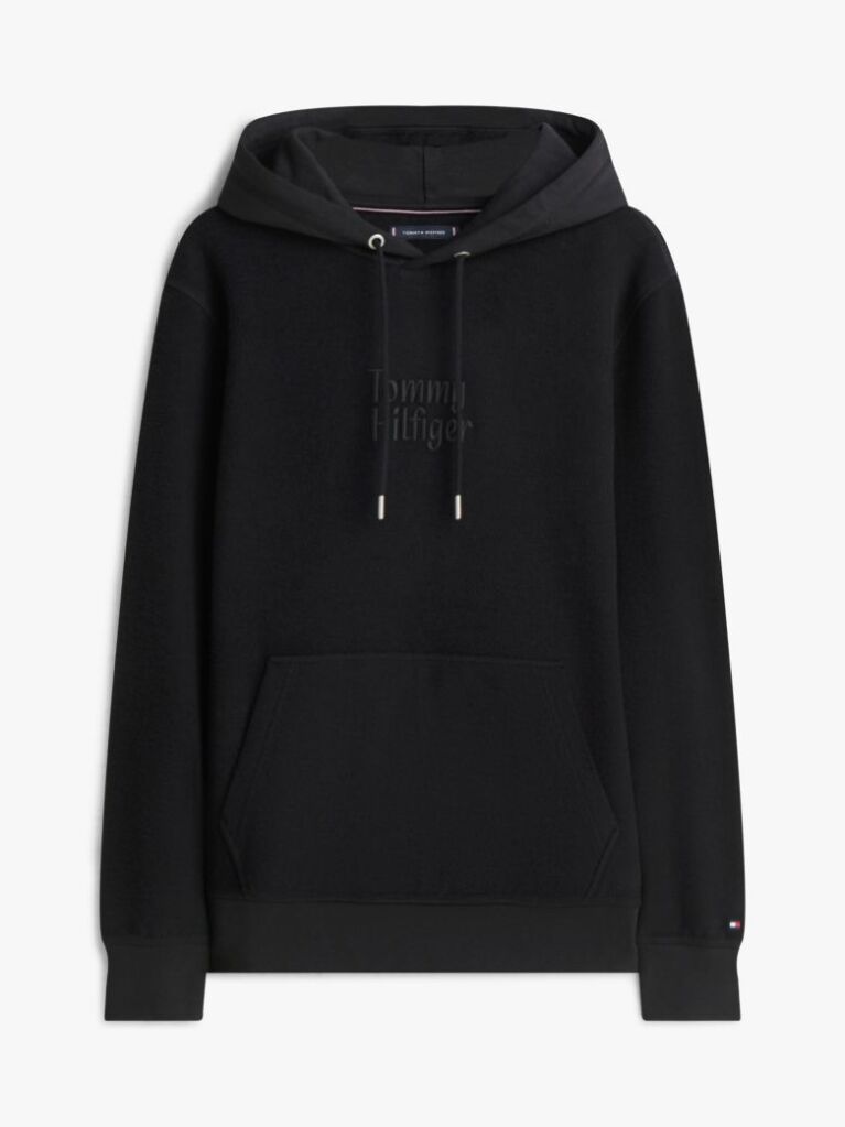 Black Terry Hoody  Men