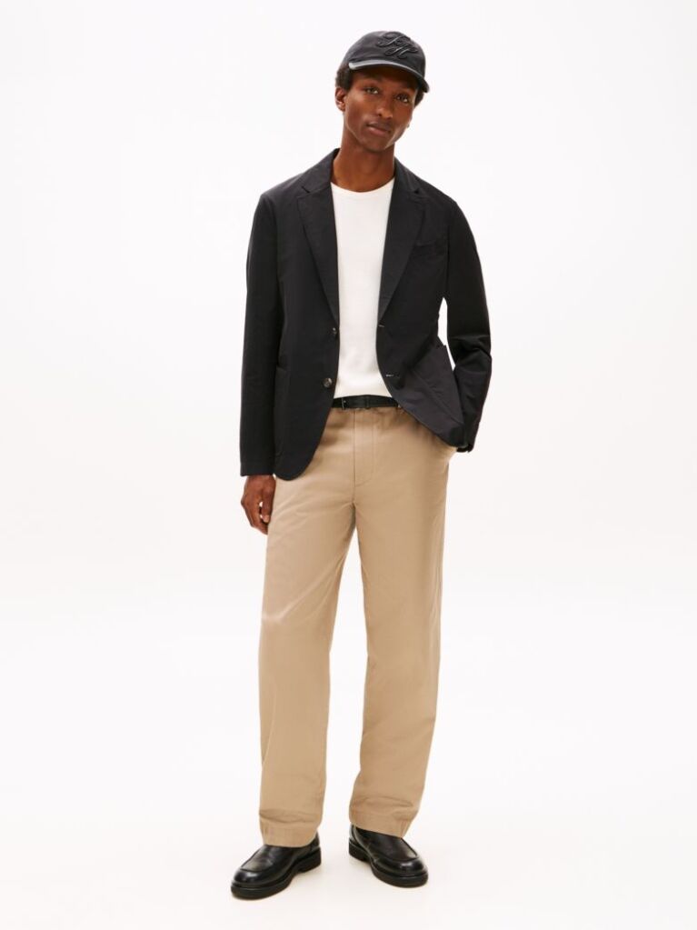 Black Smart Casual Performance Lightweight Regular Blazer  Men