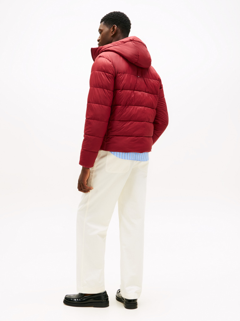 Red Water Repellent Thermal Ripstop Padded Jacket  Men