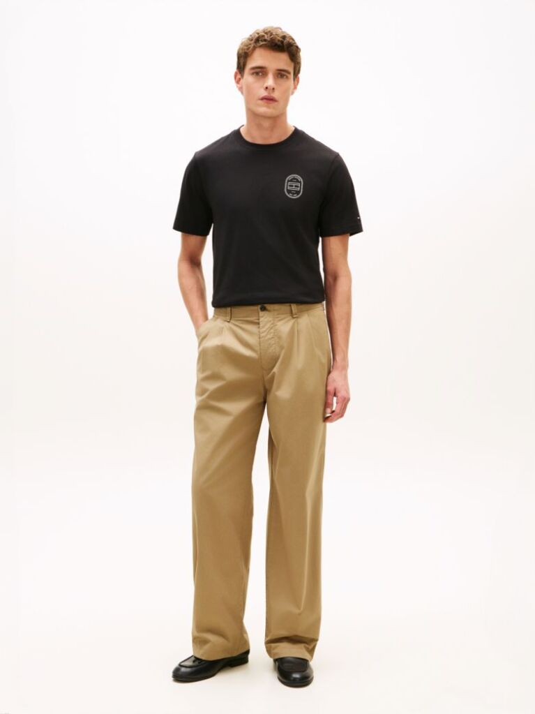 Black Logo Crew Neck T-Shirt  Men