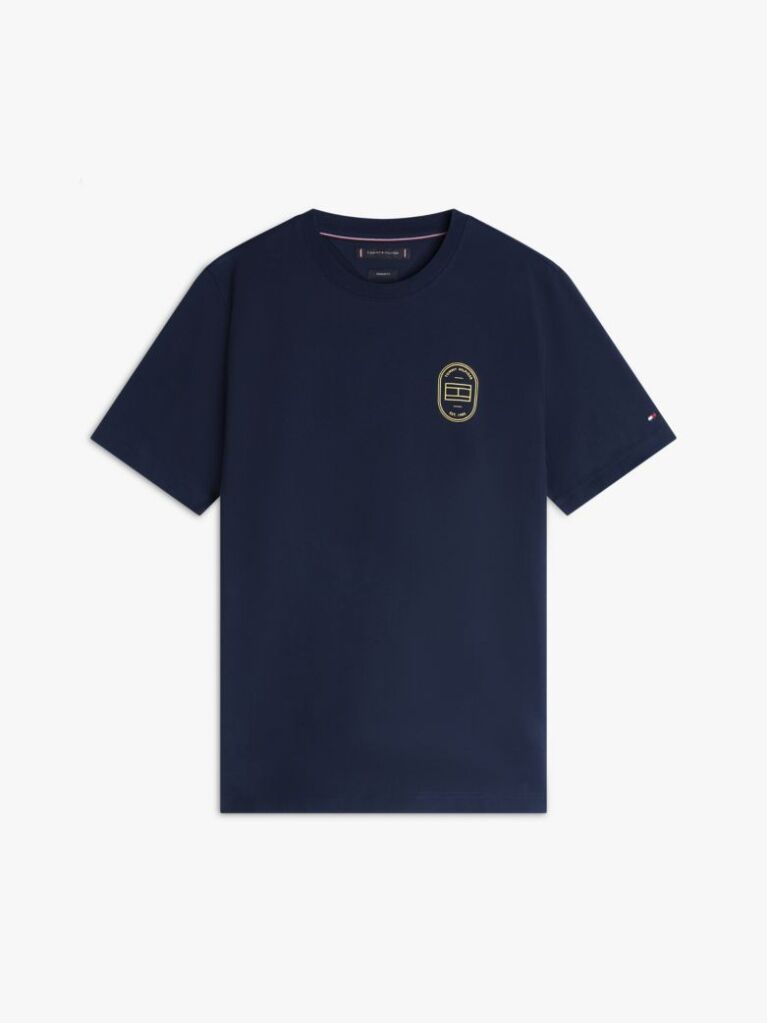 Black Logo Crew Neck T-Shirt  Men