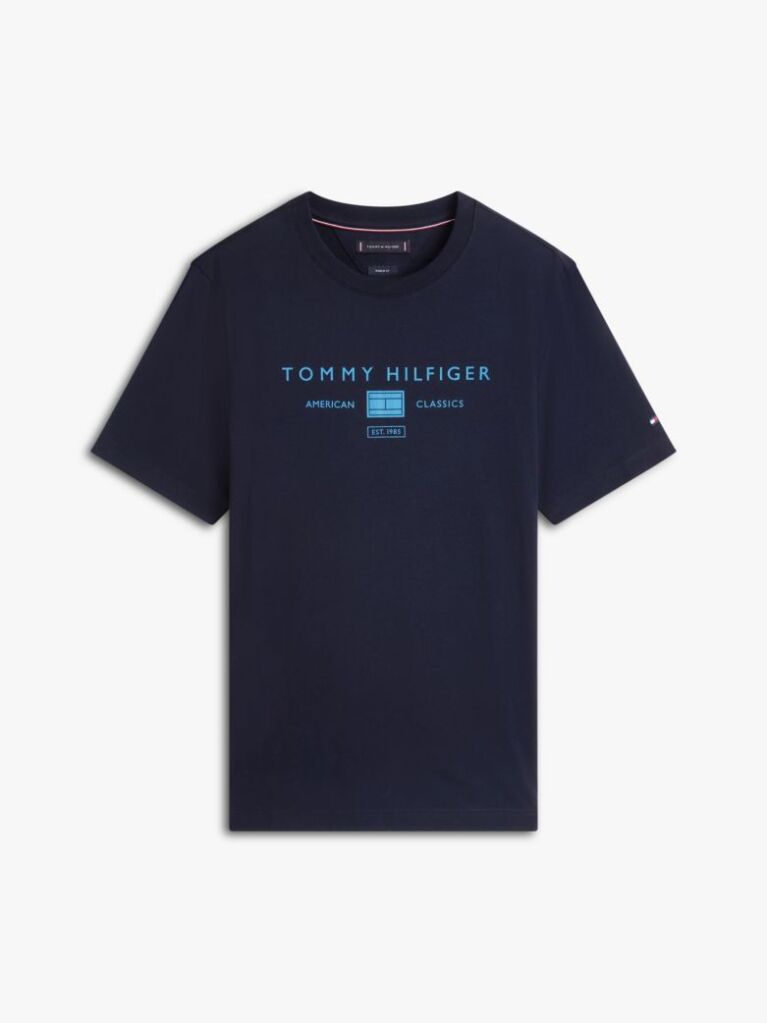 Blue Jersey Logo T-Shirt  Men