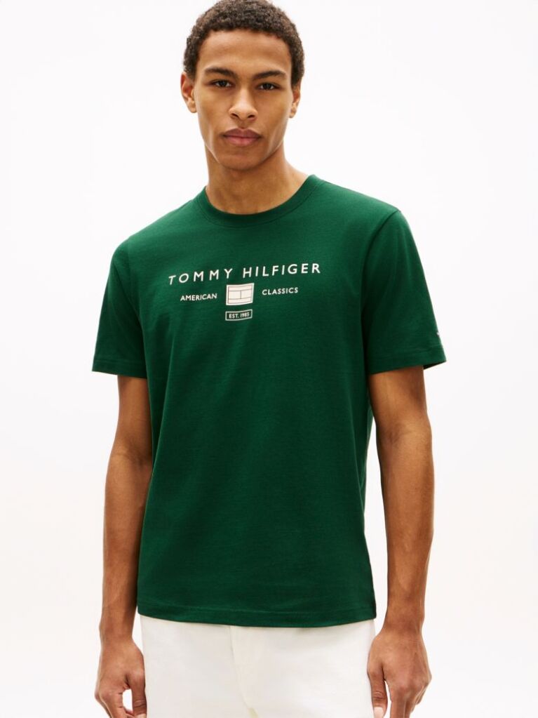 Green Jersey Logo T-Shirt  Men