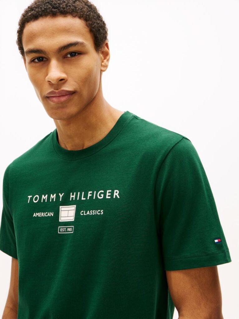 Green Jersey Logo T-Shirt  Men