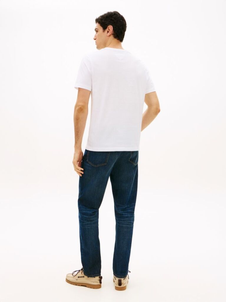 White Jersey Logo T-Shirt  Men