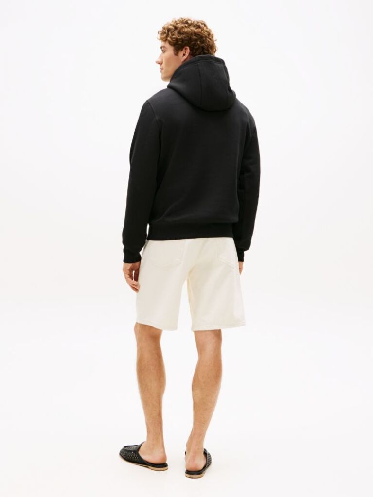 Μαύρο Hoody Με Λογότυπο  Άνδρες