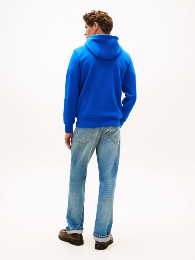 Blue Logo Graphic Hoody  Men