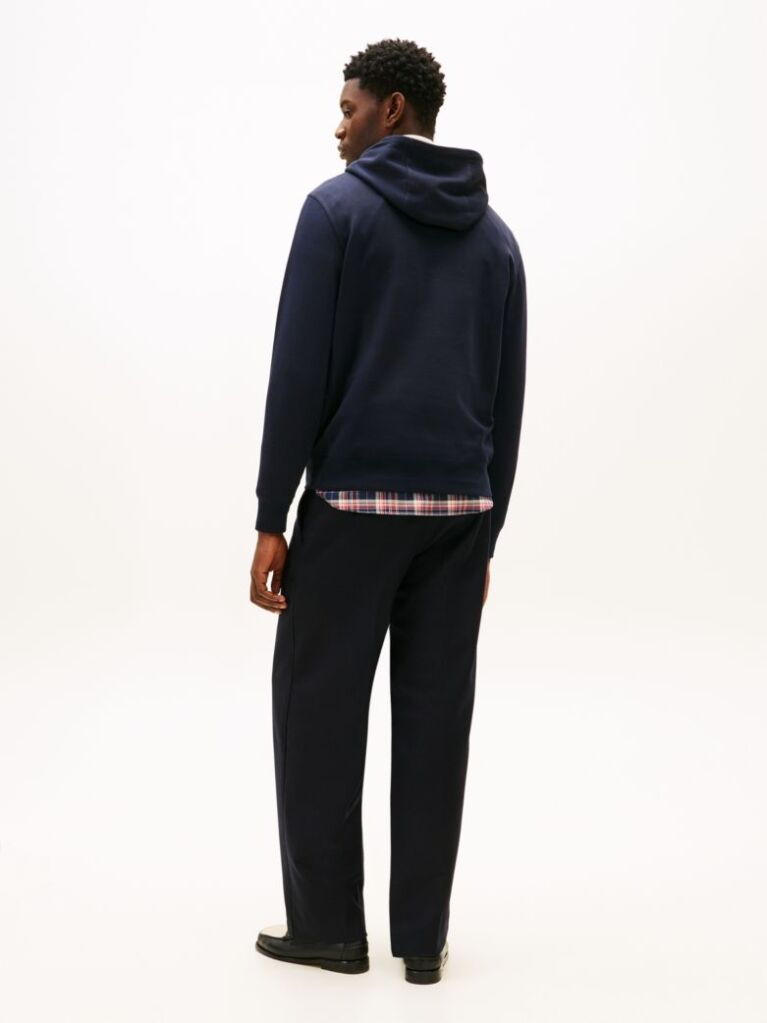 Blue Logo Graphic Hoody  Men