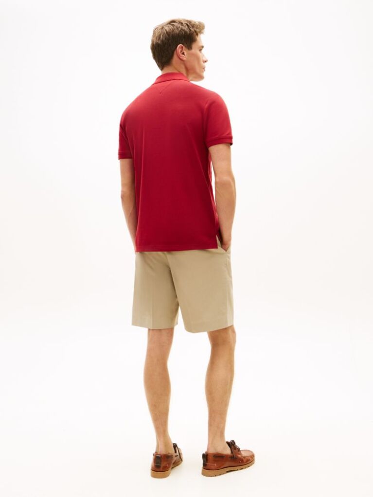 Red Regular Fit Heritage Logo Polo Shirt  Men