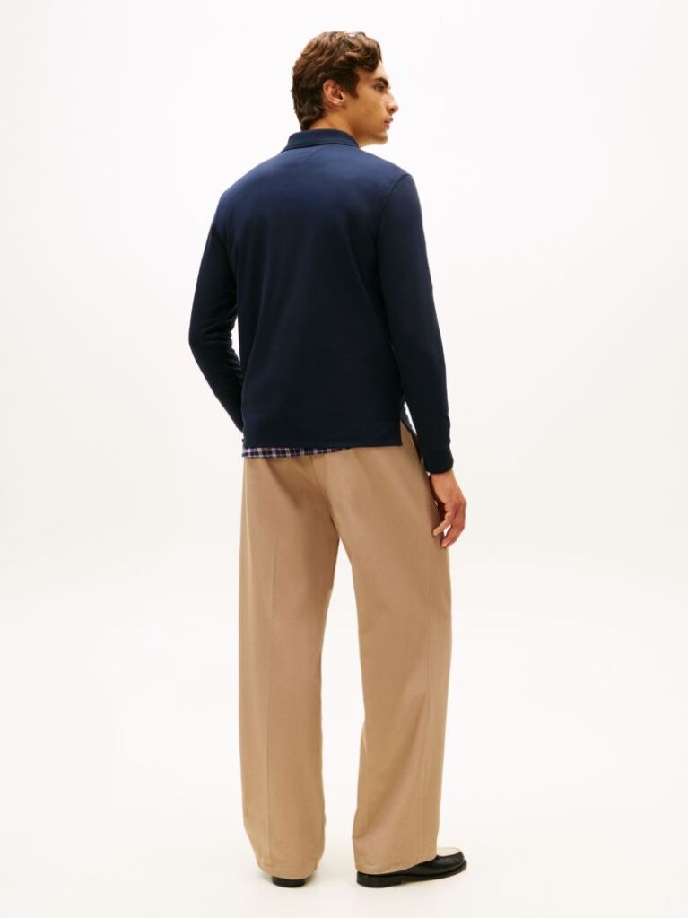 Blue TH Crest Regular Fit Polo Shirt  Men