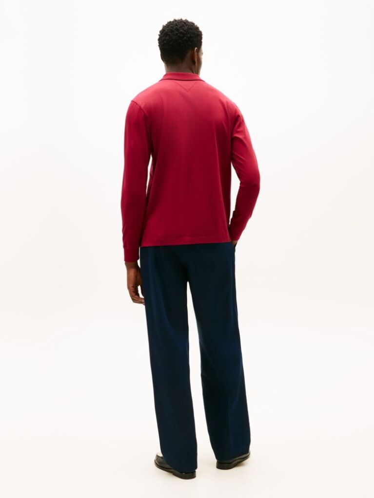 Red TH Crest Regular Fit Polo Shirt  Men